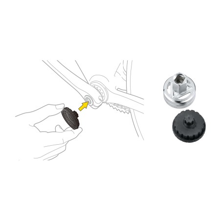 llave herramienta externa de cazoletas