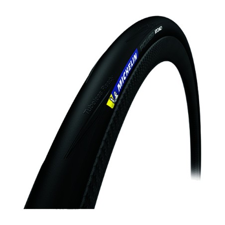 cubierta neumático power road 700x32 tubeless ready competition line negra de michelin