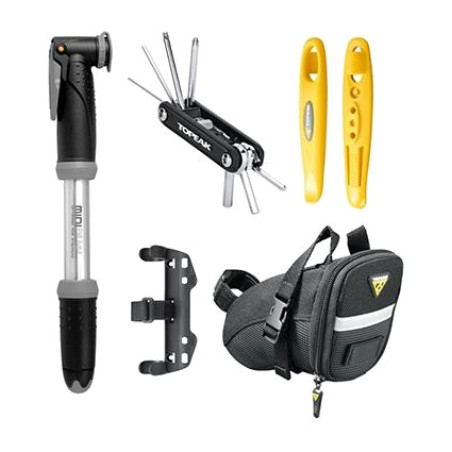 bolsa com kit completo de acessórios para punção e reparo