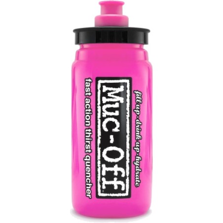 bidón botellín custom fly muc-off - sin bpa y 100% reciclable