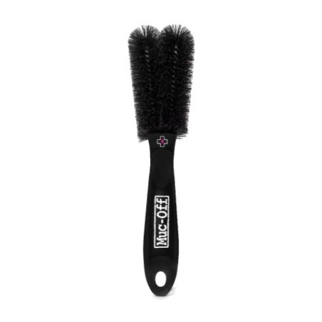 cepillo para limpieza de bicicleta doble cabezal (2 prong brush)