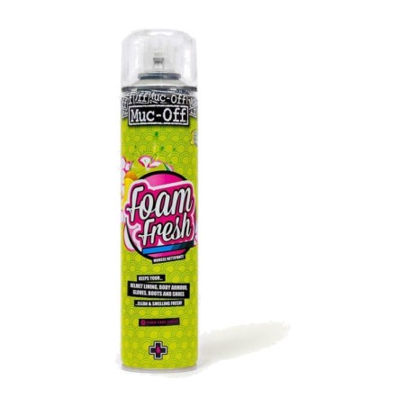 limpeza de espuma para dentro do capacete, luvas, roupas, calçados (foam fresh)