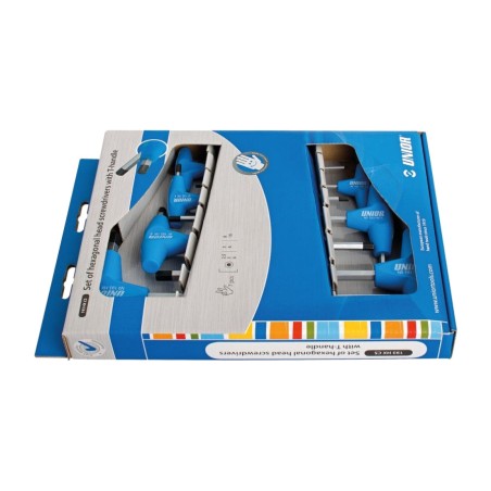 kit de llaves allen con mango 7 piezas 2.5 mm-10 mm