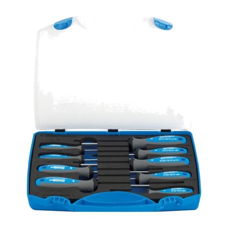 9-piece flat screwdriver kit