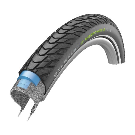 cubierta neumatico rigida para bicicleta marathon e-plus 28x1.40 hs498 perf twinskin smart dualg addix ref 37-622