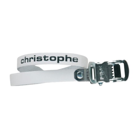 pedal leather strap set christophe 516 370 mm