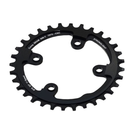 corrente de bicicleta de alumínio 4 braços sram xx1 mtb 1x11v 76 bcd