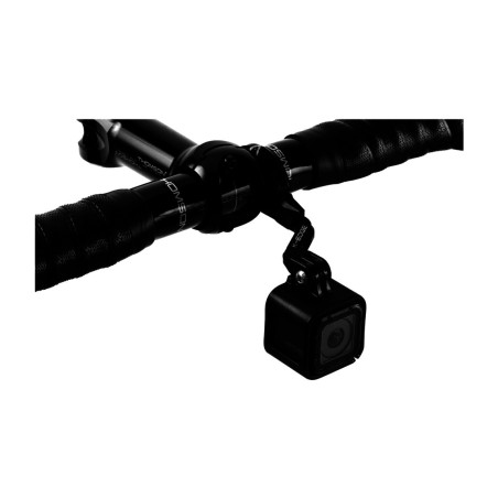 supporto centrale da manubrio in alluminio per telecamera go big pro 31.8 mm