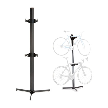 portaoggetti separato per 2 biciclette velo cache