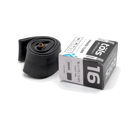 cykelslang med ventil 16x1.75/2.125 schrader 35 mm