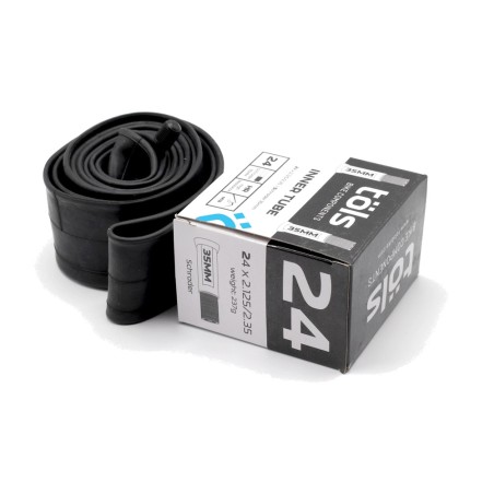 cykelslange med ventil 24x1.5/2.5 schrader 35 mm