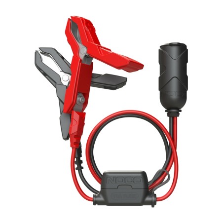 12v stekkeradapter met accuklemmen