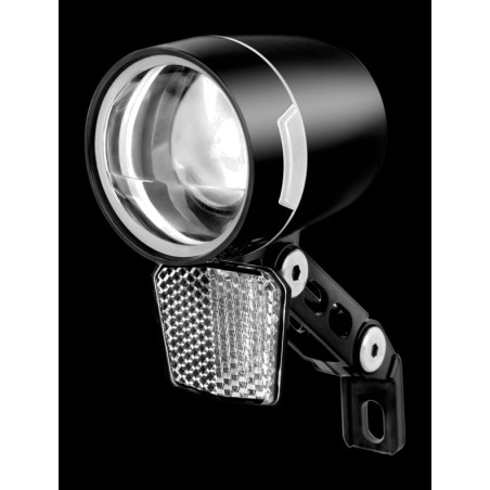 llum davantera de bicicleta led amb reflector 100 lux 6v 2
