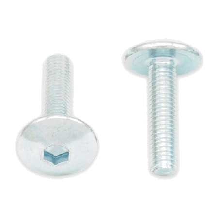 śruby z płaskim łbem okrągłym m5 x 0.80 x 12mm