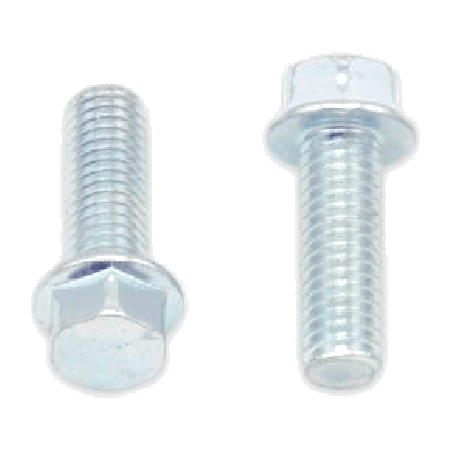 kuusiokoloruuvit laipoilla 8mm m6 x 1.00 x 18mm
