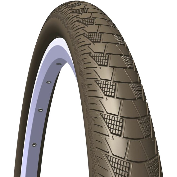 MITAS Ελαστικό CITYHOPPER V99 28X2.0 BROWN APS + RS 90300220
