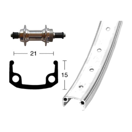 rueda completa trasera 26x1.90 qr 135 mm 6/7v (559-21)