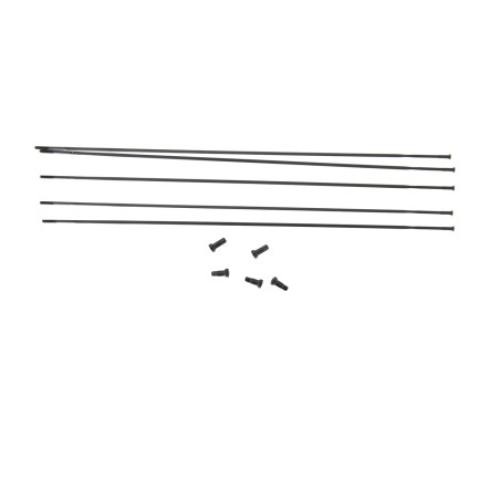 pack 5 radio + tuerca roubaix 276mm