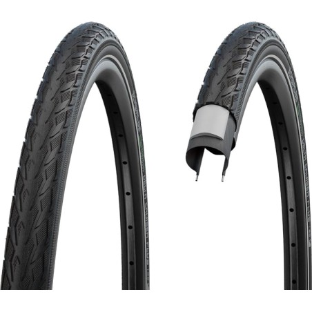 opona do roweru sztywnego odblaskowa delta cruiser plus 28x1.40/700x35c hs431 active punc-g. twins 37-622