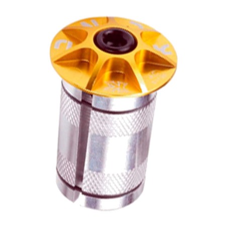 steering cap with carbon fork expander spider aheadset cap 1-1/8