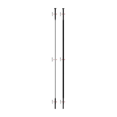 raio para roda de bicicleta sem bico cx-ray straight pull