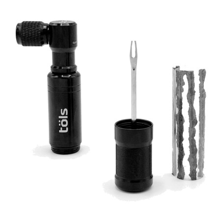 κιτ επισκευής ελαστικών + προσαρμογέας co2 aina tubeless cnc