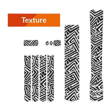 fietsframe bescherming sticker kit texture line