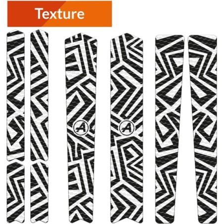 kit autocolante protecție cadru bicicletă gravel/șosea texture