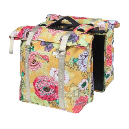 wasserdichte polyester-satteltaschen mit reflex  bloom field mik 35l 30x15x33 cm