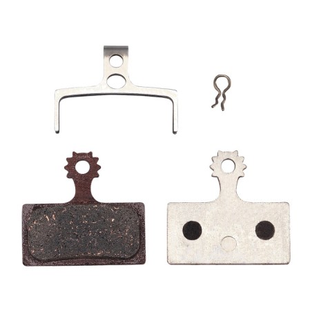 bromsbeläggssats med aluminiumplatta, halvmetallisk  db022
