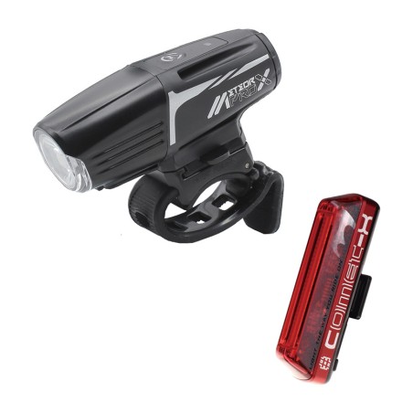 sats fram- och bakljus  meteor-x auto pro/comet-x