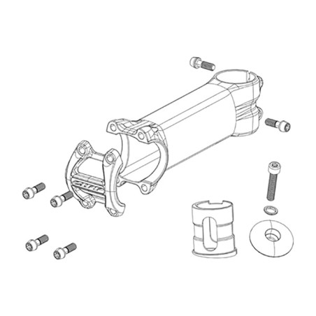 videokamera/frontlichtadapter für fahrradcomputerhalterung  combo quickview