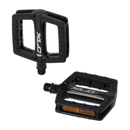 aluminiumsplatformpedaler med refleks  105x95x25mm pd-m30