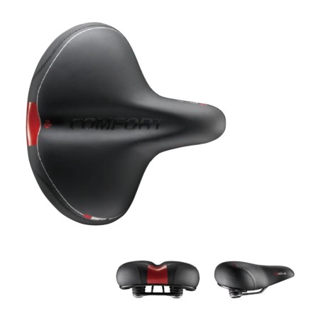 trilhos ss de selim de bicicleta prostática com molas b97-01
