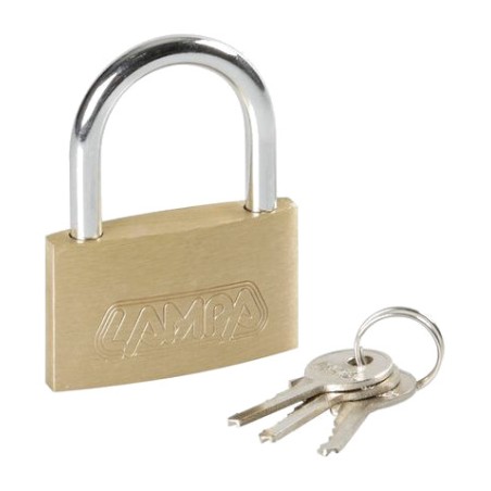 cadenas à anse courte 40 mm avec 5 clés