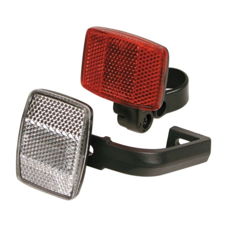 ensemble de réflecteurs de vélo grand angle avec supports de montage lampa