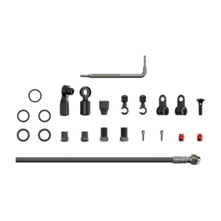 hydraulic brake hose kit hidr 2000 mm flat mount/red22/force22/rival22/force1/force cx1/apex1 hrd/s700