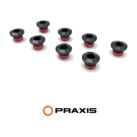 set van 8 aluminium schroeven voor trapas x-ring alloy 160 bcd x-spider