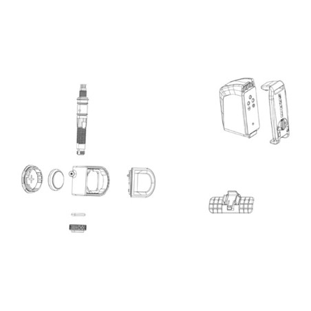 kit montaggio deragliatore posteriore blipbox axs