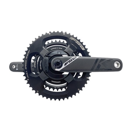 crankstel met carbon potentiometer k-force team powerbox direct mount 175 mm 52x36d 12v