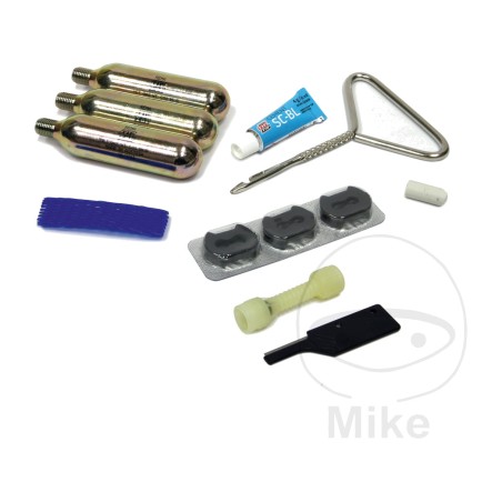 kit de réparation de crevaison de pneu sans chambre à air