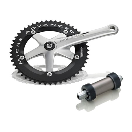 pedivela e coroa 144 bcd 170 mm 51t aço pista advanced