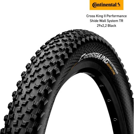 cykeldäck cross king ii performance shieldwall system tr 29x2,2
