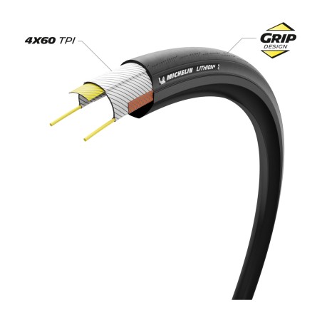 cykeldäck lithion4 700x28 performance line plegable 28-622