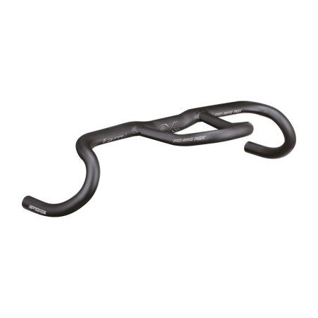 guidão de bicicleta de alumínio com apêndices integrados pro-wing agx loop 31.8