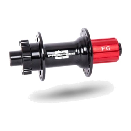 moyeu arrière pour vélo de descente avec disque et système dh-mud disc 12x150 is6 sram xd 32
