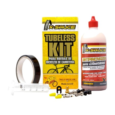 kit tubeless da strada con nastro a v sottile 17mm