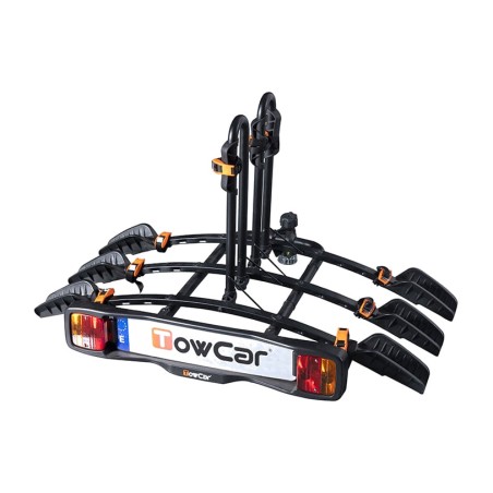 towbar bike rack with 4-function indicator lights b3
