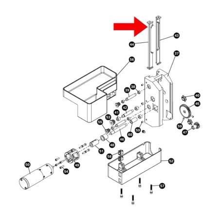 cuscinetto del carrello sinistro controllato prs-33 prs-33.2