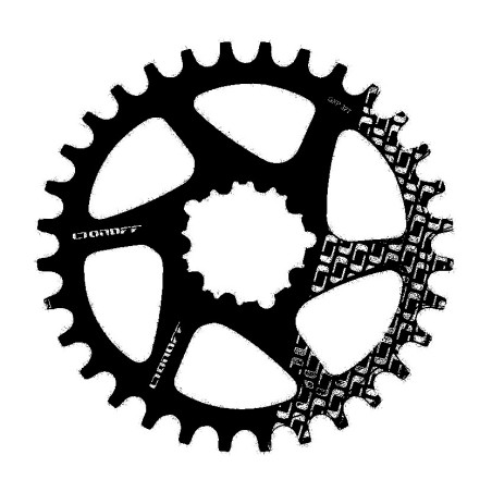 coroa direta para bicicleta dm (sram gxp) boost